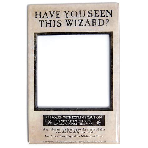 HARRY POTTER HAVE YOU SEEN THIS WIZARD PHOTO FRAME FRIDGE MAGNET ...