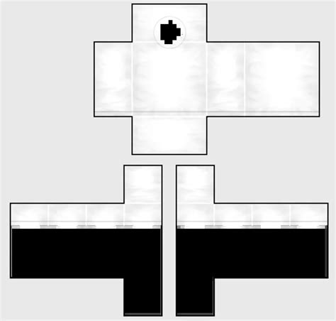 Free Roblox White T-shirt Design Template | PIXLR