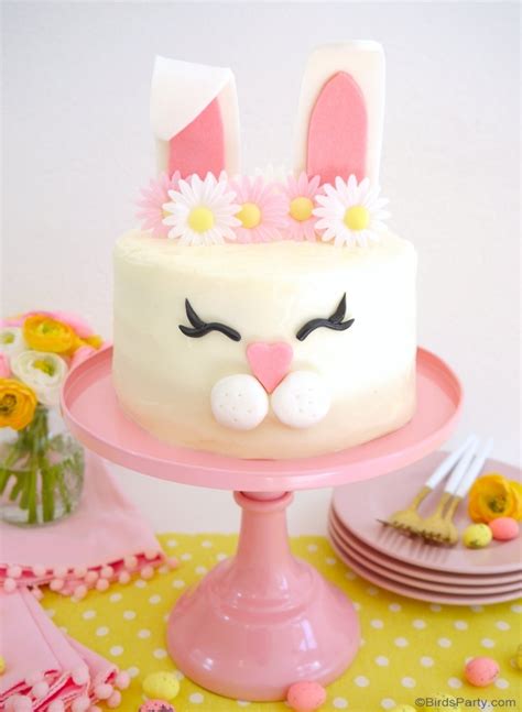 How to Make an Easter Bunny Cake 🐰🥚🌸 - Party Ideas | Party Printables Blog