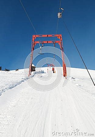 Ski Rope Tow Stock Photo - Image: 13065150