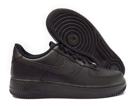 Nike - [315122-001] NIKE AIR FORCE 1 '07 LOW BLACK MEN SNEAKERS SIZE 12 ...