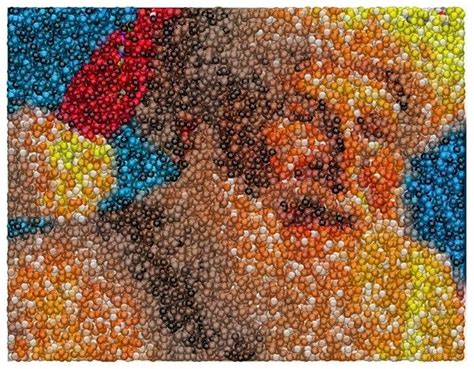 Santa Claus M&M Candy Mosaic by Paul Van Scott | ArtWanted.com | Sale ...