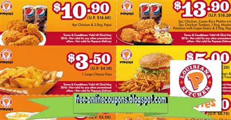 Printable Coupons 2019: Popeyes Chicken Coupons