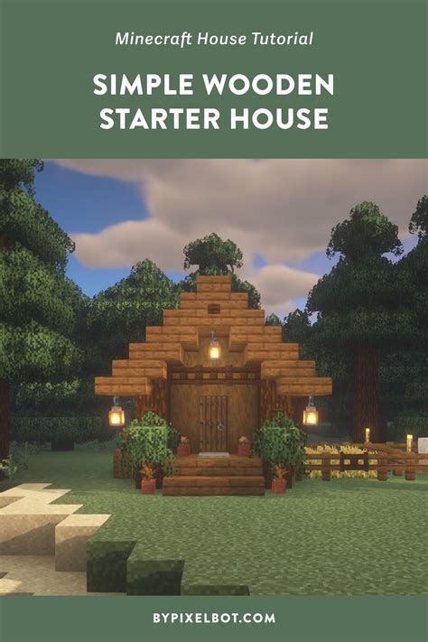 Minecraft: How to Build a Wooden Starter House (Easy, Simple, and ...