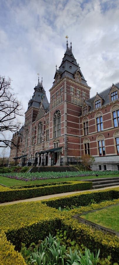 Gardens of the Rijksmuseum in Amsterdam, the Netherlands. Stock Photo ...