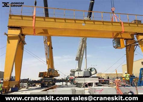 Installation guide of double girder gantry crane