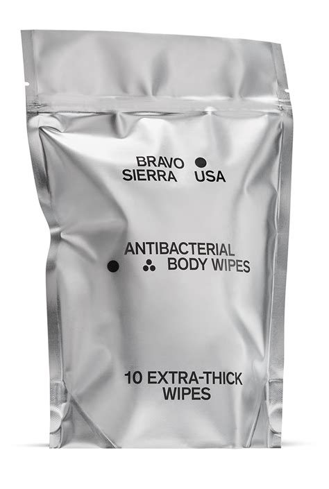 Antibacterial Body Wipes For Men - Extra Thick & Biodegradable - 10 ct