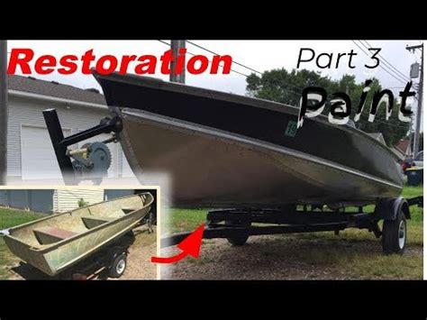 Painting an Aluminum Boat | Boat Restoration Pt. 3 - YouTube