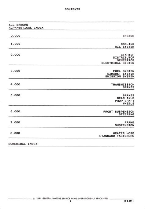 1987-1992 Chevy al LLV Parts Book Grumman PO Long Life Vehicle Chassis ...