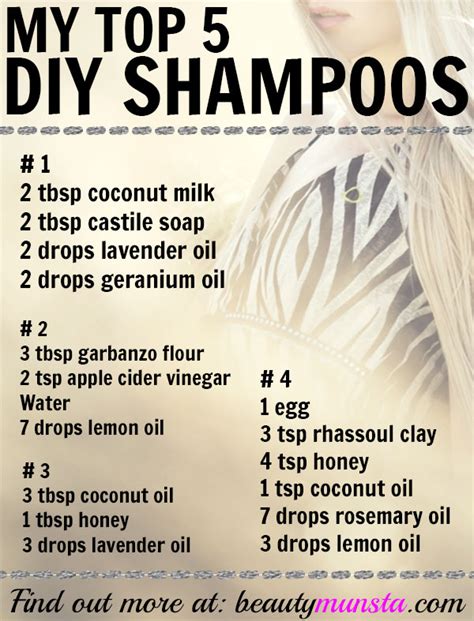 My Top 5 Favorite Natural Shampoo Recipes – DIY at Home! - beautymunsta ...