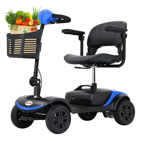 Outdoor Mobility Scooters for Senior, 4 Wheel Mobility Scooter with ...