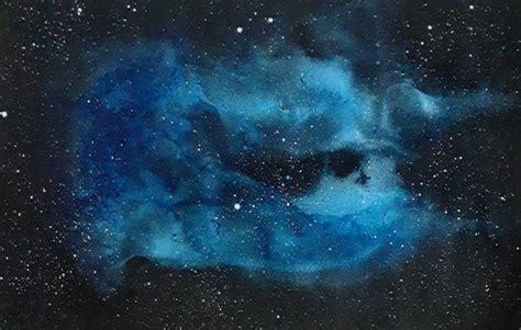 Cosmic Nebula Painting by Blue Moon - Heike Schmidt | Saatchi Art