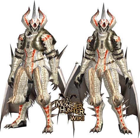 White Fatalis Z Armor (Gunner) - The Monster Hunter Wiki - Monster ...