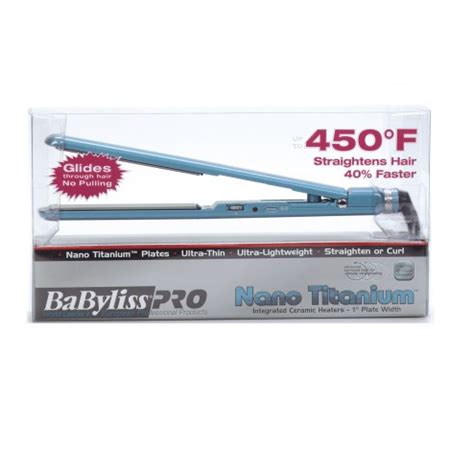 Babyliss Nano Titanium Ultra Thin Flat Iron 1 Inch