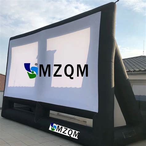 giant size L 8m x H 6 m inflatable movie screen outdoor inflatable film ...