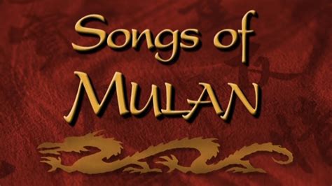 Mulan - Songs of Mulan - YouTube