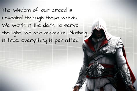 Ezio quote, Nothing is true. by Nolan989890 on DeviantArt