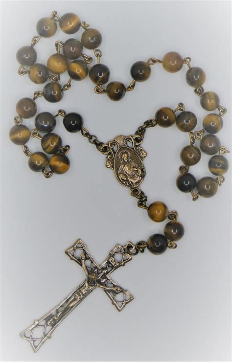 Tiger’s Eye Jesus Prayer Beads – Joseph Sciambra