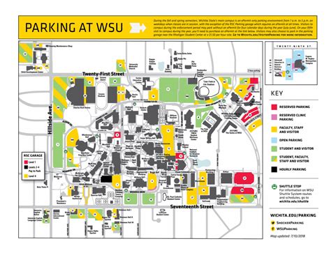 Wichita State University Campus Map Pdf - Printable Map