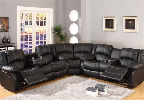 Buy Novak U-shaped Recliner Leather Sofa | Fancy Homes