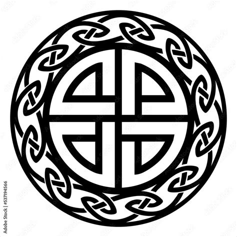 Celtic shield knot, Bowen knot, Norse mythology, protection symbol ...