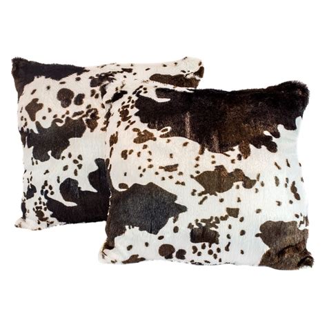 Decorative Animal-Print Throw Pillow with Sherpa Back – Sunrise