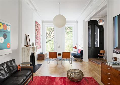 Restored Brooklyn Brownstone House With Fresh Contemporary Interior Decor