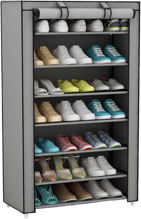 Amazon.co.uk: canvas shoe storage rack