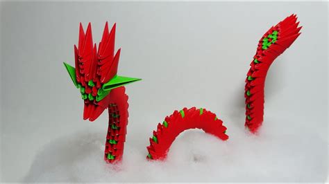 Como hacer un Dragón de origami - Origami 3D ( Dificultad ★★☆☆☆) 2020 ...