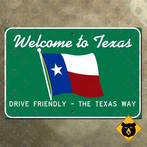 Welcome to Texas sign - Signs by Jake