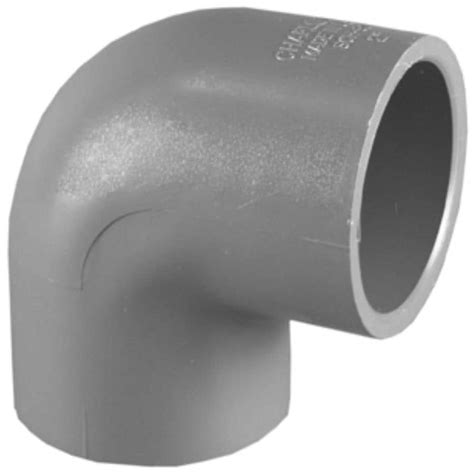 Charlotte Pipe 1-in dia 90-Degree PVC Sch 80 Elbow at Lowes.com