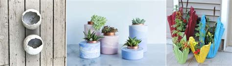 DIY Cement Planter Ideas