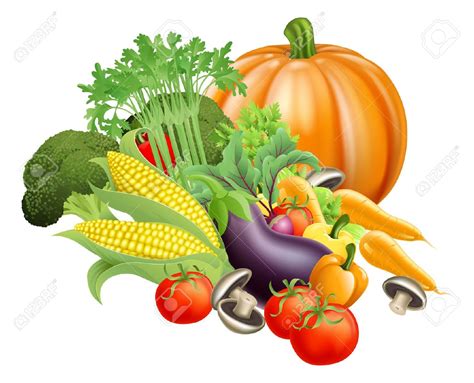 Clipart of vegetables