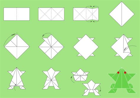 origami paper folding step by step ~ art classes kids