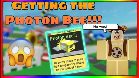 GETTING THE PHOTON BEE! | Bee swarm simulator | Roblox - YouTube