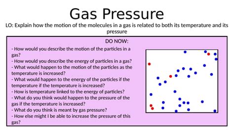 Gas Pressure | Teaching Resources