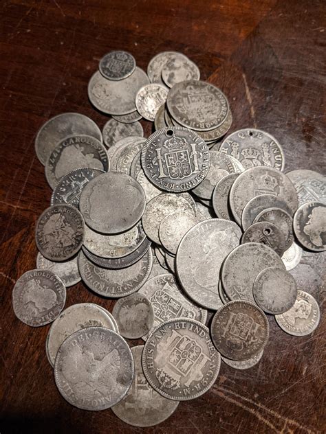 Who else enjoys a nice pile of Spanish colonial : r/coins