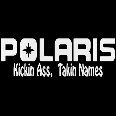 Polaris Logo 4 Vinyl Decal Sticker