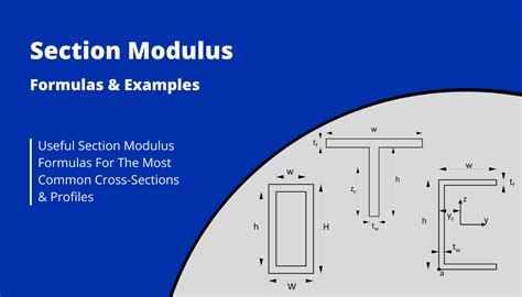 Section Modulus Formulas For Different Shapes {2025} - Structural Basics