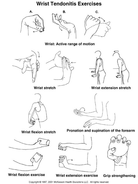 Wrist Tendonitis Exercises