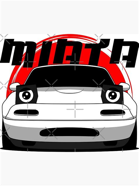 "Sad Miata" Poster by goldentuners | Redbubble