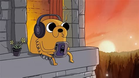 HD wallpaper: Adventure Time, LoFi, Walkman, headphones, Cartoon ...