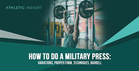 How to do Military Press: Variations, Proper Form, Techniques, Barbell ...