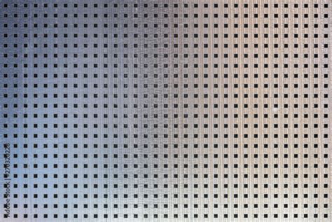 perforated metal seamless texture. sheet of metal covered with square ...