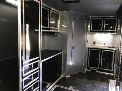 34' BATHROOM / SHOWER TRAILER AUTO MASTER Car / Racing Trailer enclosed ...