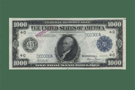 $1000 Dollar Bill: Value and Important Details for 2024