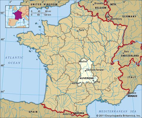 Auvergne | History, Culture, Geography, & Map | Britannica