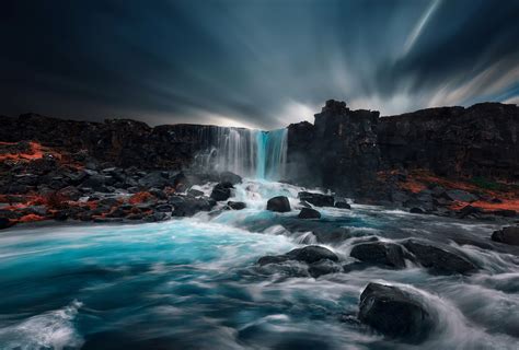 Waterfall Rocks 4k Wallpaper,HD Nature Wallpapers,4k Wallpapers,Images ...