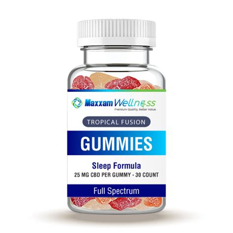 CBD and CBN Gummies Sleep Formula | Maxxam Wellness