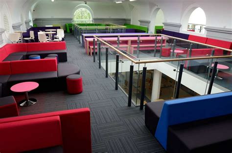 strands carpet tiles at Wyggeston QE College Leicester | burmatex®